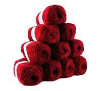 Azurite - Acrylique col bordeaux - Grosseur 3-3,5 : Lot De 10 Pelotes