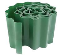Pelouse Bordure Jardin frontière plasticle Gras clôture Roll clôture Sol extérieur Bricolage Bordure incurvée 10 cm * 9m style1, PP en Plastique