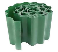 Pelouse Bordure Jardin frontière plasticle Gras clôture Roll clôture Sol extérieur Bricolage Courbe Bordure 10 cm * 9m style1