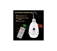 Pelouse de jardin à télécommande lustre réverbère solaire 12led 360 degrés - blanc