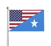 pelouse drapeaux Amitié entre les États-Unis et la Somalie Bannière