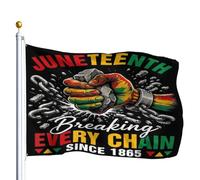 pelouse drapeaux Briser toutes les chaînes depuis 1865 Bannière