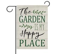 pelouse drapeaux C'est notre endroit préféré Drapeau Toutes les saisons | 30x45cm Bannière drôle Drapeau De Jardin pour Chambre à Coucher Patio extérieure