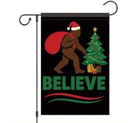 pelouse drapeaux Saoplasa Noël drôle Croire Sasquatch Chambre à Coucher