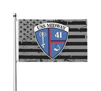 pelouse drapeaux USS Midway CV 41 Drapeau De Jardin
