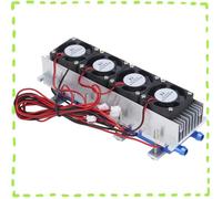 Peltier TEC1-12706 288W Module Refroidisseur Thermoelectrique 12V DC avec Boîtier en Alliage D'aluminium pour Refroidissement