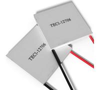 Peltierelement Thermoelectric Module Peltier TEC 12 V [TEC1-12706] [60W] [2 pièces]Élément de refroidissement thermoélectrique Chiller Heatsink Réfrigérateur Glacière Générateur Cooler