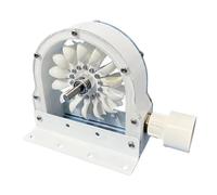 Pelton à impuls 100-300 W 500-4000 tr/min avec adaptateur for générateur hydroélectrique DIY Outil Professionnel(Wheel interface)