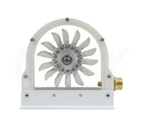 Pelton à impuls 100-300 W 500-4000 tr/min avec adaptateur for générateur hydroélectrique DIY Pour le bricolage(Pelton wheel)