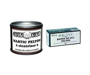 PELTON Mastic à Cicatriser - Protège les bléssures des écorces - 195 g, Caoutchouc, Pelton, Mastic à Cicatriser & Fertiligène Bande de Glu 5 m Pelton FER-BANDF Blanc 15 x 6 x 6 cm