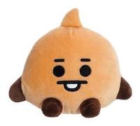 Peluche 13cm Shooky Baby en Polyester Ultra Douce BT21 Line Friends BT21 Marron clair G