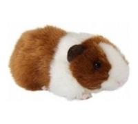 Peluche 18 cm - cochon d'inde brun - living nature multicolore G