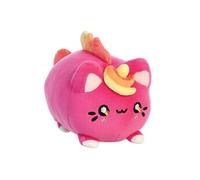 Peluche 18cm Chat Licorne avec Corne et Crinière Modèle Meowchi Tasty Peach Rose