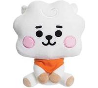 Peluche 20cm Modèle Bébé RJ en Position Assise Ultra-Doux Line Friends BT21 Blanc G