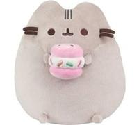 Peluche 24cm avec Sandwich Crème Glacée Design Charmant Pusheen Gris clair