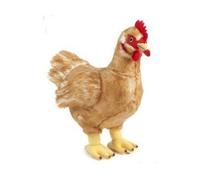 Peluche 32 Cm Poule Brune - Animaux De La Ferme - Living Nature