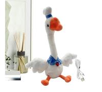 Peluche | 34cm Rechargeable, Répétez Ce Que Vous Dites, Décoration Enregistrement,Cute Doudou - Cadeau pour Anniversaire, Filles, Garçons, , Voiture, Chambre, Salon