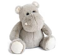 Peluche 48 cm polyester collection DANS LA SAVANE hippopotame gris