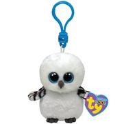 - peluche - - 599386031 Porte-clés Chouette Beanie Blanc 10 cm