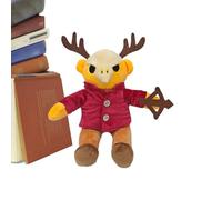 Peluche 99 Nuits De Survie En Forêt, Peluche Douce Et Confortable, Inspirée Du Jeu, Jouet En Peluches Douce Le Thème Des 99 Nights, Cadeau Pour Halloween Et Anniversaires, Cerf En Vêtements Rouges