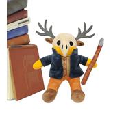 Peluche 99 Nuits De Survie En Forêt, Peluche Douce Et Confortable, Inspirée Du Jeu, Jouet En Peluches Douce Le Thème Des 99 Nights, Cadeau Pour Halloween Et Anniversaires, Cerf En Vêtements Noirs