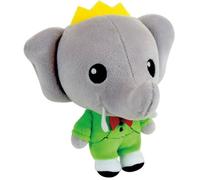 JEMINI | Peluche Babar 13 Cm | Gamme Kid'Collect | Roi Babar Doux Et Majestueux | Marque Française | Couleurs Vives | Peluche À Collectionner | Compagnon D'Enfance | Idée Cadeau Enfant
