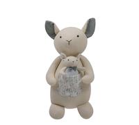 Peluche à effet crochet naturel TU