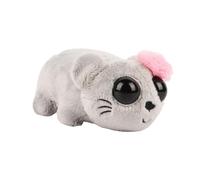 Peluche à hamster farcie, 11 x 15 x 10 cm, en peluche à hamster triste, poupée douce et moelleuse, coussin en peluche animal, facile à entretenir pour canapé-lit de maison de voiture, garçons et