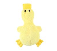 Peluche à mâcher pour chien - Jouet à mâcher en forme de canard de dessin animé pour chiens | Compagnon doux à tirer et à mordre pour chiots | Jouet interactif pour chien de petite, moyenne et grande