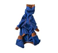 Peluche À Quatre Pattes À Collier Chaud De Veste De Grishound À Collier De Grishound Micro-étirement Labrador Bulldog Manteau De Bulldog,Bleu,4XL