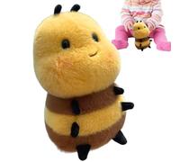 Peluche Abeille Douce | Ours en Peluche joufflu au Sourire Confortable - Jouet Doux Compagnon pour Dormir et Jouer dans la Chambre des, canapé Auto Luna Park idéal Cadeau d'anniversaire