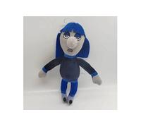 Peluche, accessoire officiel d'Inside Out 2, personnage mâle aux cheveux longs bleus, 30 cm.