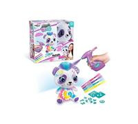 Peluche Airbrush Panda à personnaliser - Peluche spray art avec feutres et pochoirs - OFG 257