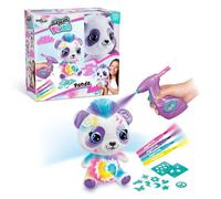 Canal Toys - Airbrush Plush - La Peluche Panda à Personnaliser pour Enfants de 6 Ans+ - Activité Manuelle - Idée Cadeau pour Customiser ta Peluche avec des Feutres - Recommence à l'Infini - OFG 257