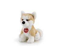 peluche Akita Ascanio 19 cm marron clair/blanc