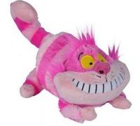 Peluche alice au pays des merveilles : chat du cheshire 27 cm - chat tigre - doudou licence disney - enfant