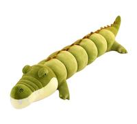 Peluche Alligator, Animal en Peluche Crocodile géant de 47 Pouces, Jouet en Crocodile Doux et réaliste pour câliner ou décorer des Animaux en Alligator.