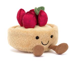 Peluche Amuseable Fleurette la Tarte aux fraises (11 cm)