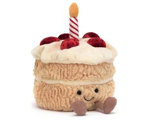 Peluche Amuseable Gâteau d'anniversaire (16 cm)