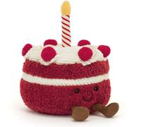 Peluche Amuseable Gâteau d'anniversaire Cerise (13 cm)