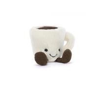 Peluche - Amuseable - Tasse Espresso - Marron - 6 cm x 5 cm x 10 cm - Pour Enfants