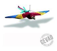 Peluche Anima ara rouge en vol 76cm Rouge G