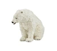 Peluche - ANIMA - Ours polaire assis - 155 cm - Blanc - Intérieur