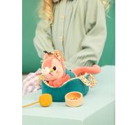 Peluche animal et son panier S jeanne TU