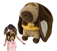 Peluche Animale avec Effet de Respiration | Figurine Lumineuse Douce Et - Jouet Capybara Mignon En Peluche Avec Effet De Respiration | Pour Garçons, Filles, Adolescents, Étudiants, Adultes, Salon, Cha