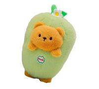 Peluche animale réversible,Peluche ours réversible - Ours mignon dans une de légumes,Peluche transformante aubergine pour l'apparteneur de sommeil des