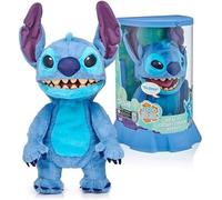 WOW! Stuff : Peluche RealFX Disney Stitch de Lilo & Stitch - Animatronique de 45,7 cm, Plus de 100 Combinaisons d'action et de Son, Aspect Réaliste. À Partir de 6 Ans.