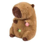 Peluche Animée Capybara "Ronfleur" 25cm Marron