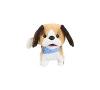 Generique Peluche interactive Chien Galipette PE1048 – Qui roule et saute, 20 cm, Marron