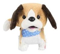 Generique Peluche interactive Chien Galipette PE1048 – Qui roule et saute, 20 cm, Marron